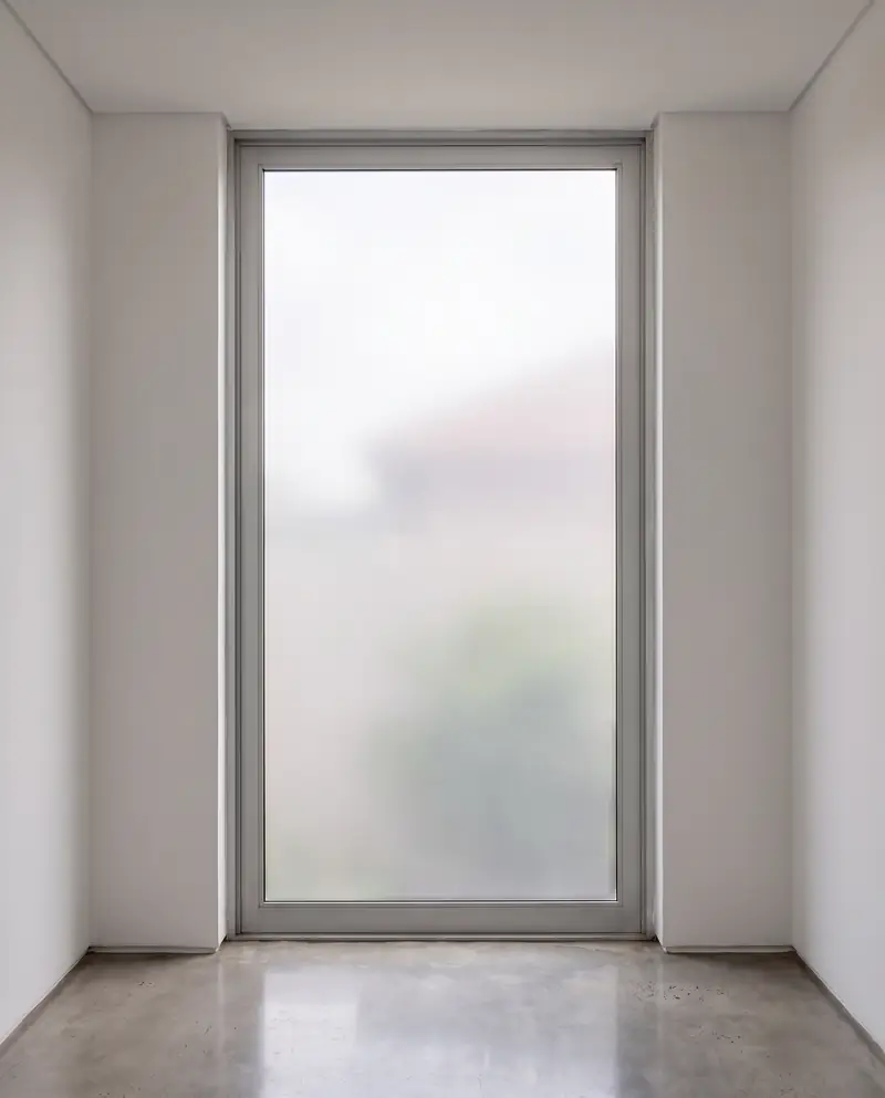 Full frosted window.